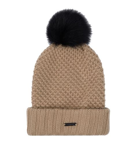 burberry knit hat pompom|Women’s Ponchos & Capes .